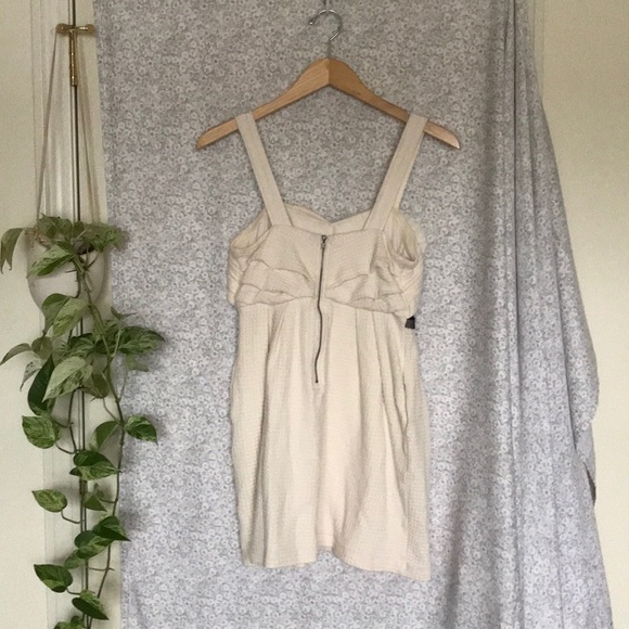 Anthro waffle knit dress with flower detail - Picture 4 of 6